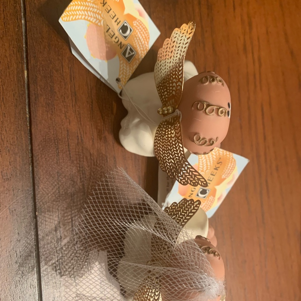 Angel Cheek figurines - husband & wife duo!